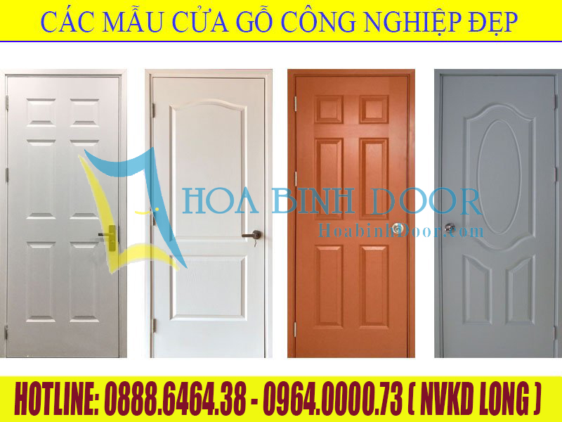 Cửa gỗ công nghiệp | Giá cửa gỗ HDF tại Nha Trang - Khánh Hòa